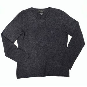 Charcoal Grey Cashmere Lord & Taylor Sweater
